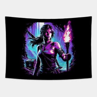 Lara Croft Fan-Art Tapestry