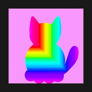 Rainbow kitty T-Shirt