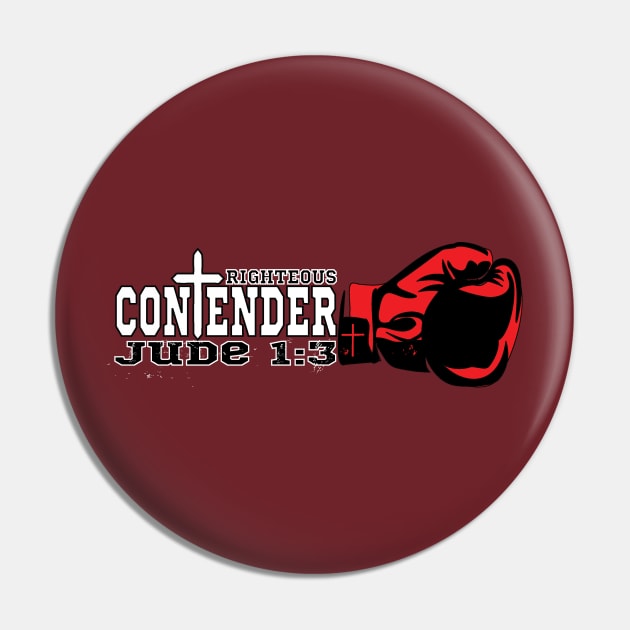 Righteous Contender Pin by Unshakable F&C