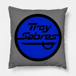 Defunct Troy Sabres Hockey 1987 Pillow