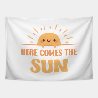 Cute Sun Here Comes The Sun Tapestry