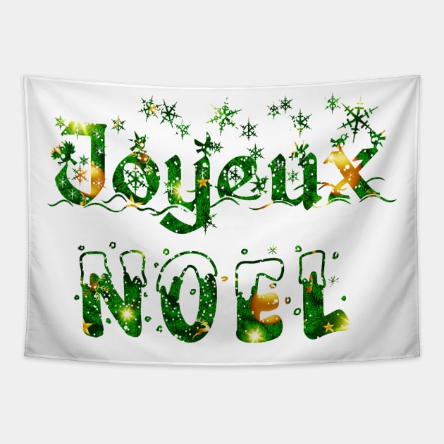 Joyeux Noël Tapestry by ChezALi