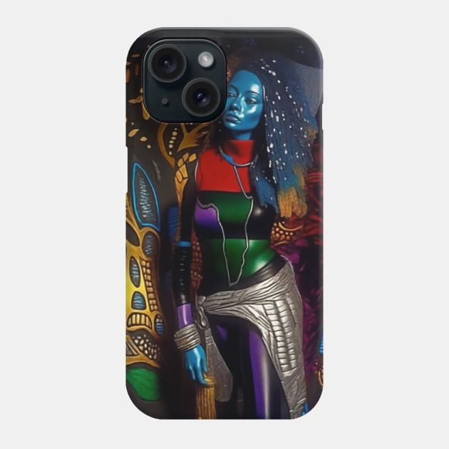 African Blend Phone Case by Artist_Imagination