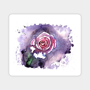 Rainbow Rose Magnet