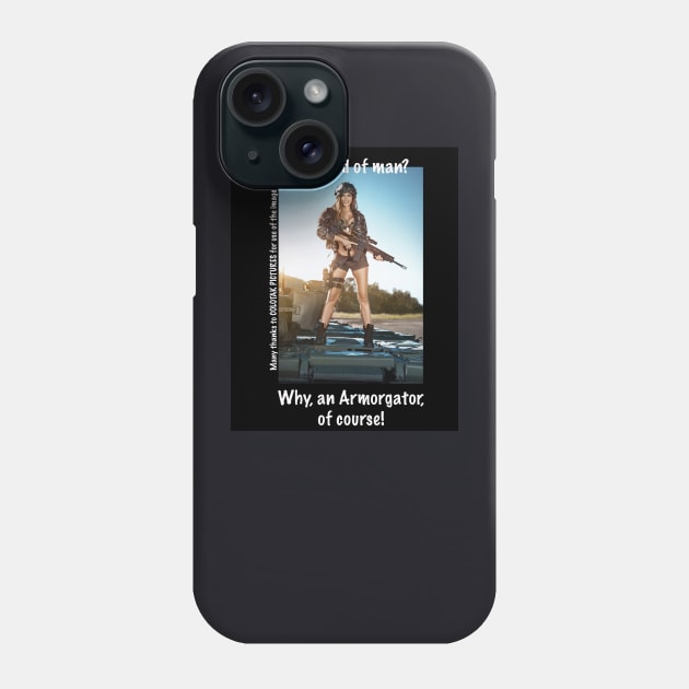 Armorgator - Babe 14 - black Phone Case by Armorgators