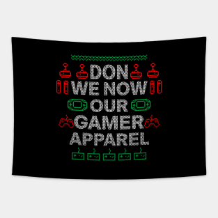 Funny Clever Video Game Ugly Christmas Sweater Winter Sweater For Gamers Tapestry