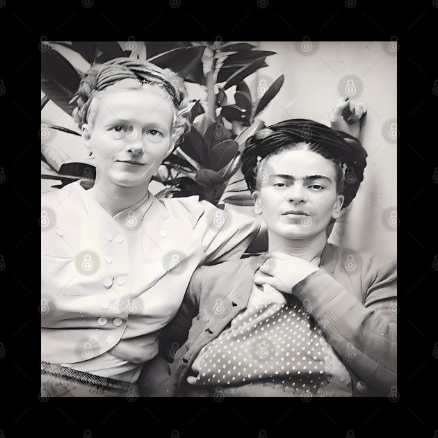 Emmy Lou Packard and Frida Kahlo by TrvlAstral