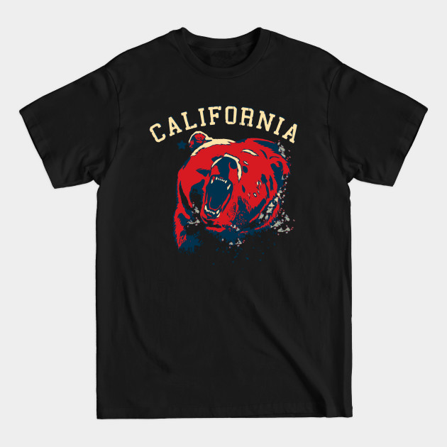 Discover California bear - California Bear - T-Shirt
