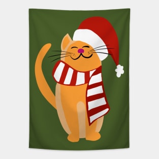 Christmas Cat Tapestry