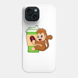 Monkey Coffee Mug Phone Case