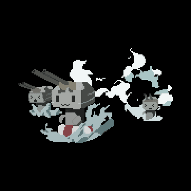 Kantai Collection Shimakaze Rensouhou-Chan Pixel Art by Deluxion