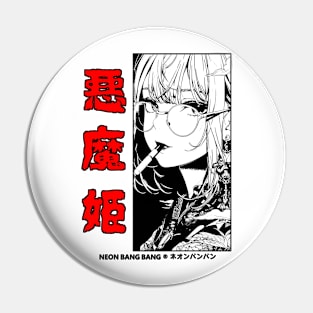 Goth Grunge Anime Girl Harajuku Japanese Streetwear Pin