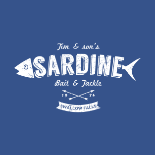 Sardine - Bait and Tackle (aged look) T-Shirt