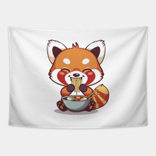 Ramen Red Panda Tapestry