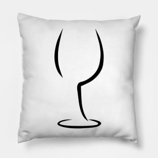 Wine Glass Pillow