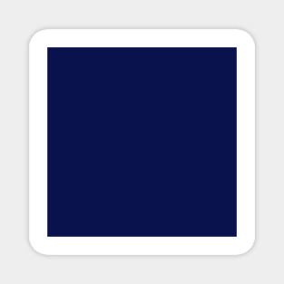 Classic Navy Blue Solid Color Magnet