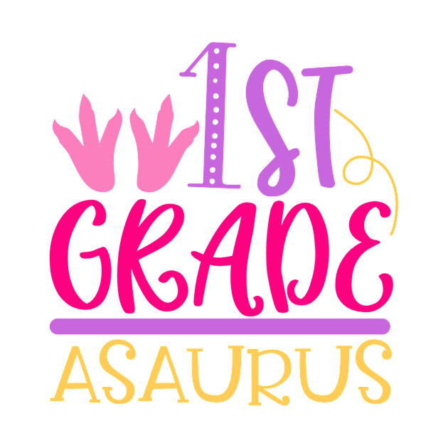 First Grade Asaurus by VijackStudio