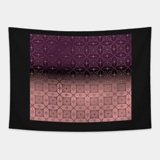 Purple and pink  gradient w.metallic pattern Tapestry