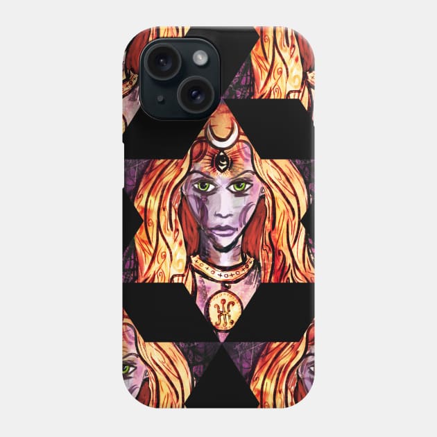 Priestess of the Moon Phone Case by ZOSHOUSE