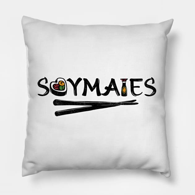 Soymates Pillow by Artbysusant 