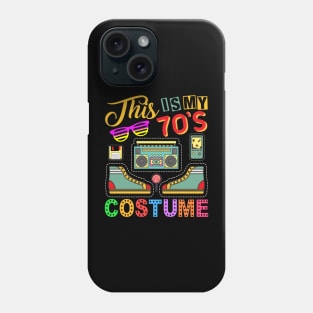 This Is My 70s Costume 70s party lover girls kids Phone Case