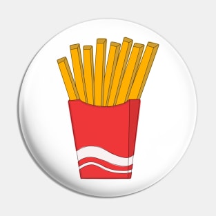 French Fries Drawing Pin