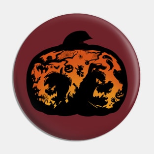 AJ & Magnus Halloween '17 Pumpkin Variation Pin