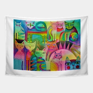 Cats Pyjamas Tapestry