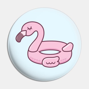 Cute Pink Flamingo Pool Float Pin