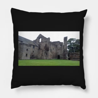 Aberdour Castle, Scotland Pillow