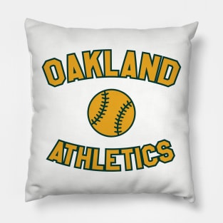 oakland baseball Pillow