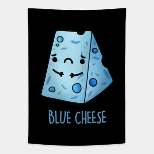 Blue Cheese Food Pun Tapestry