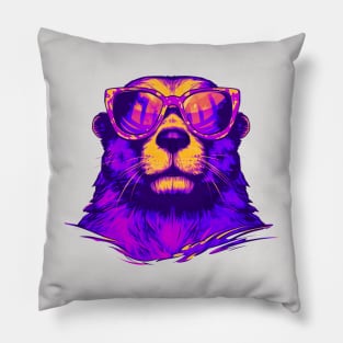 Otter Sunglasses Pillow