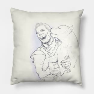 Cullen: Happiness and a mabari Pillow