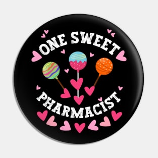 Pharmacist Valentines Day Pin