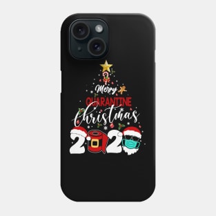 Merry Christmas 2020 Quarantine Christmas Santa Face Mask Phone Case