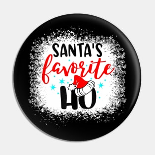 Santas Favorite Ho funny Girls Christmas Pin