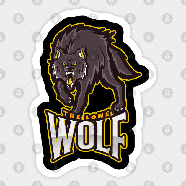 The Lone Wolf Lone Wolf Wolves Lovers Sticker Teepublic