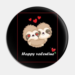 Sloth Stack Love (Pile de paresseux) Pin