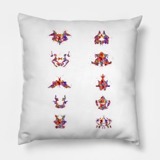 Rorschach inkblot test Pillow