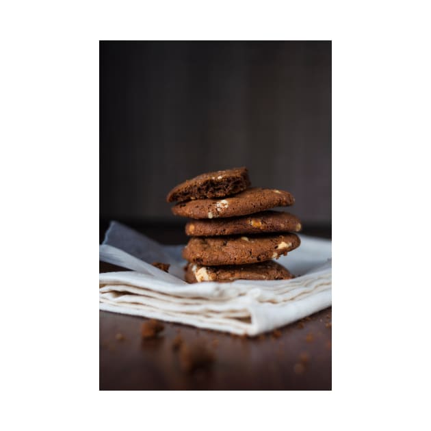 Chocolate and almond cookies by RebecaZum