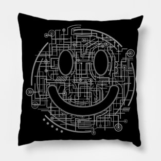 Electric Smiley Pillow