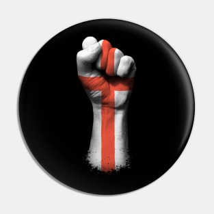 Flag of England on a Raised Clenched Fist Pin