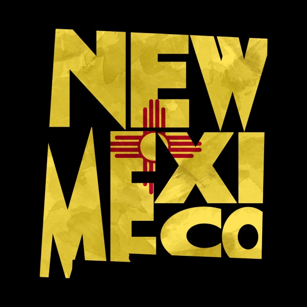 New Mexico Typo Map by inspirowl