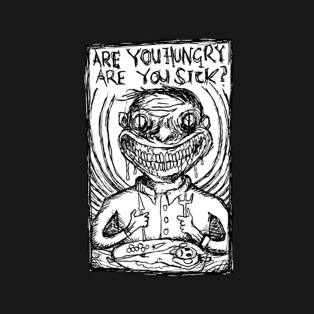 Are You Hungry - We suck Young Blood Illustrated Lyrics by bangart