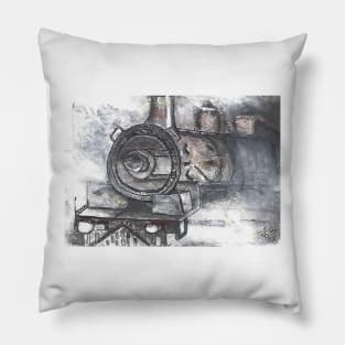 Steam Train Pillow