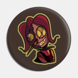 Scarecrow Girl Pin