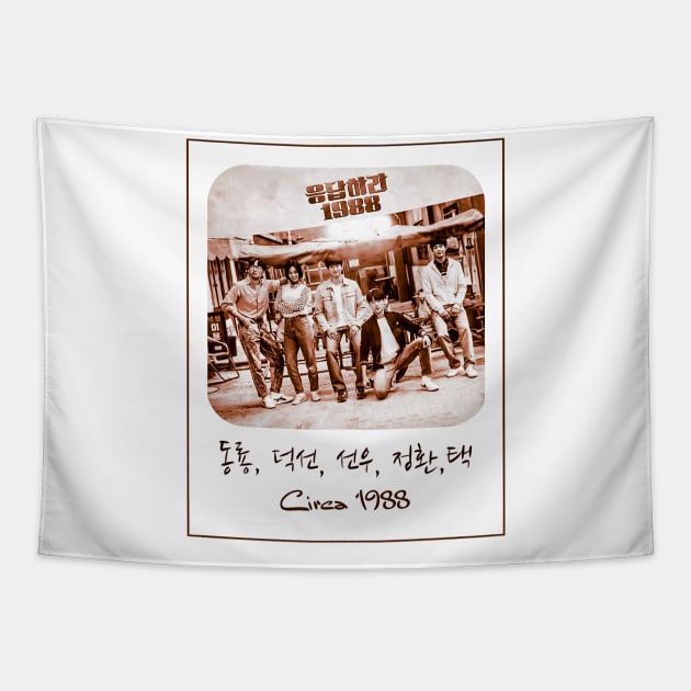 Reply 1988_ Circa 1988 Tapestry by Hallyu-Inspired