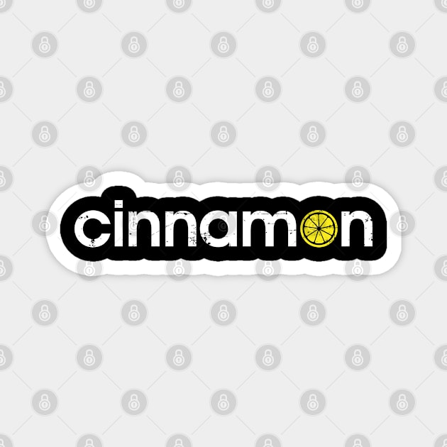 The Stone Roses Cinnamon Indie Manchester Integrated Lemon Magnet by Butter Creative