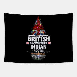 British Grown With Indian Roots - Gift for Indian With Roots From India Tapestry